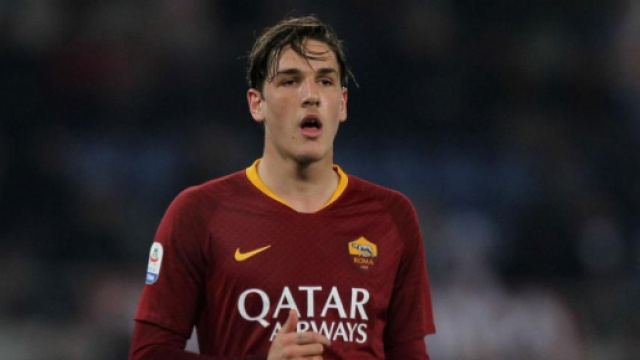 Nicol&ograve; Zaniolo, centrocampista offensivo della Roma.