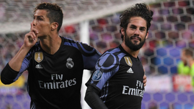Cristiano Ronaldo e Isco, quest'ultimo piace molto a Pirlo.