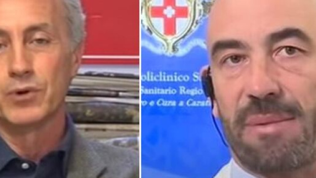 Marco Travaglio e Matteo Bassetti.