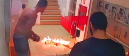 Mulher teve 70% do corpo queimado de acordo com o Samu. (Reprodu&ccedil;&atilde;o/Redes Sociais)