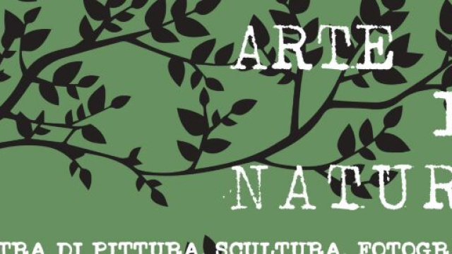 Locandina mostra 'Arcadia Arte in Natura'.
