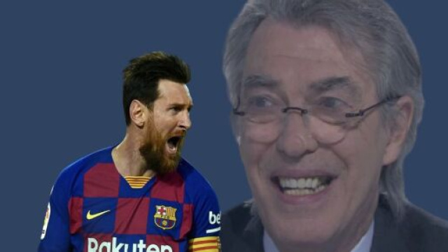 Massimo Moratti parla dell'Inter e di Messi.