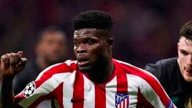 Thomas Partey, centrocampista dell'Atletico Madrid.