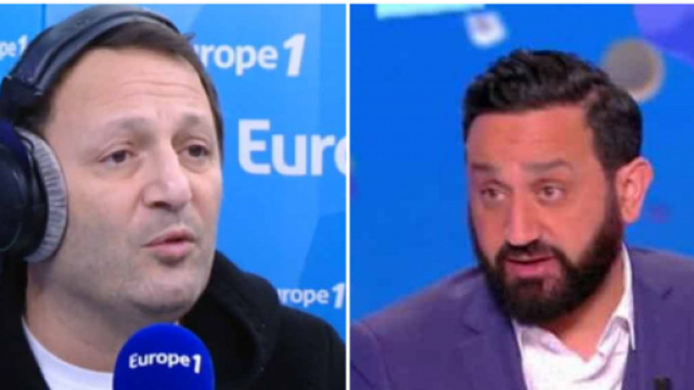 Arthur et Cyril Hanouna s'&eacute;charpent sur Twitter. Credit: Europe 1/C8 Capture