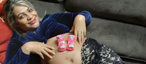 M&atilde;e teve bexiga perfurada durante o parto. (Arquivo Pessoal)