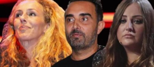 Roc&iacute;o Carrasco, Fidel Albiac y Roc&iacute;o Flores.