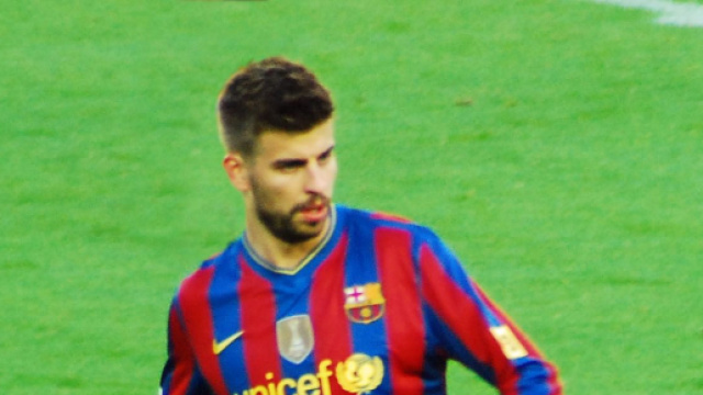Gerard Pique, difensore centrale del Barcellona.