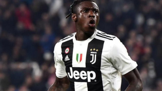 Moise Kean, ex punta della Juventus.