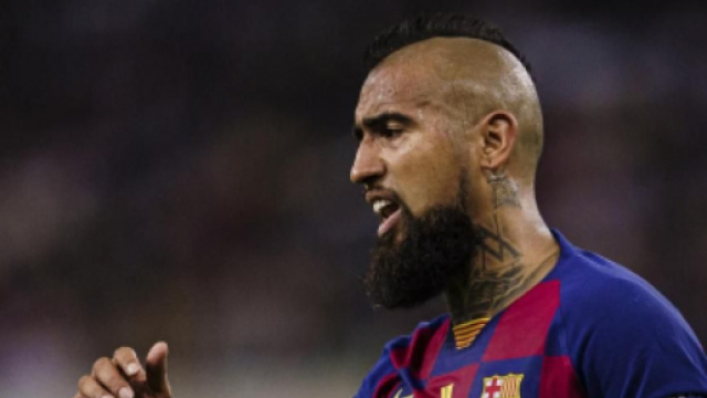 Arturo Vidal, centrocampista del Barcellona.