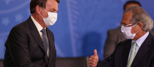 Bolsonaro frita Guedes na primeira vez em que tenta governar. (Arquivo Blasting News)