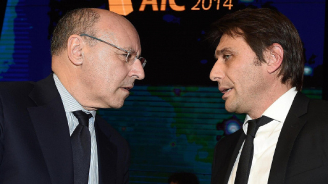 Il direttore Marotta con Antonio Conte.