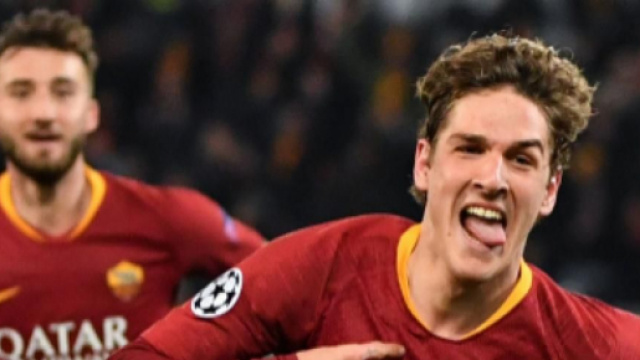 Nicol&ograve; Zaniolo, centrocampista offensivo della Roma.