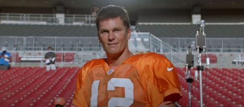 Brady was drafted 199th overall by the Patriots in 2000. [Image Source: Tampa Bay Buccaneers/YouTube]