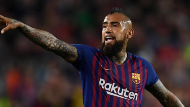 Arturo Vidal, centrocampista del Barcellona.