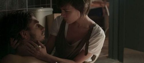 A estudante acabar&aacute; ajudando o rapaz a se reerguer em "Totalmente Demais". (Reprodu&ccedil;&atilde;o/TV Globo)