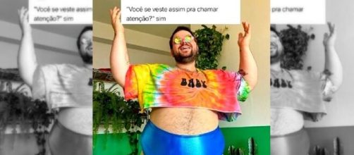 Caio Revela &eacute; ativista na luta contra a gordofobia. (Reprodu&ccedil;&atilde;o/Redes Sociais)