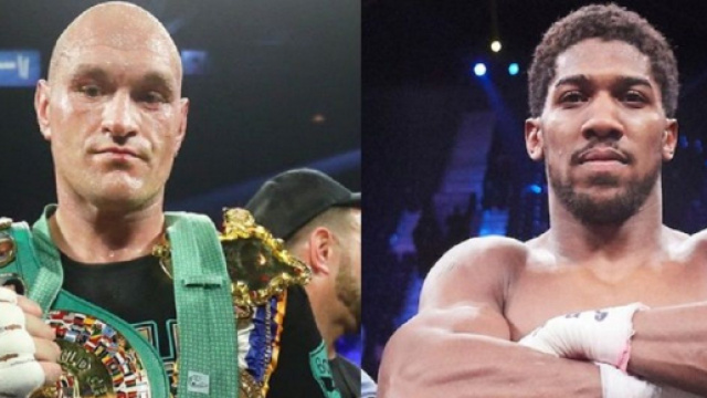 Tyson Fury e Anthony Joshua, attuali 're' dei pesi massimi.
