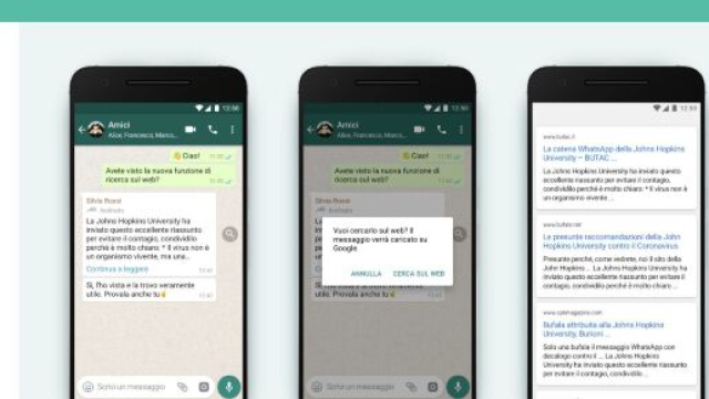 Whatsapp per segnalare eventuali le fake news utilizzer&agrave; a breve una lente di ingrandimento.