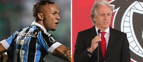 Everton Cebolinha foi um pedido particular de Jorge Jesus na chegada ao Benfica. (Arquivo Blasting News)