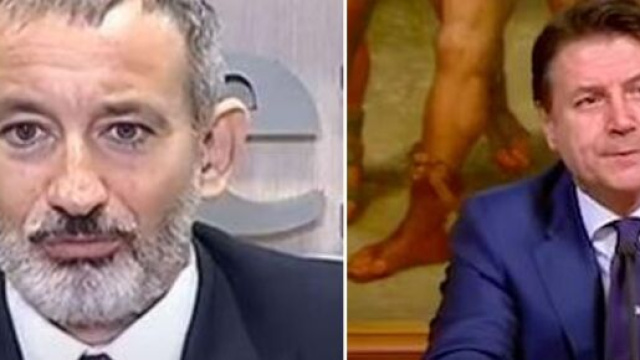 Pietro Senaldi e Giuseppe Conte.