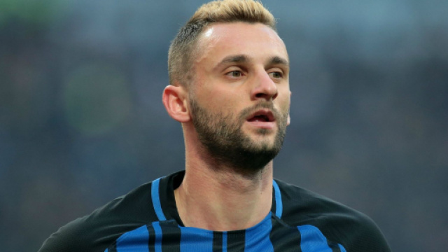 Brozovic con la maglia dell'Inter.