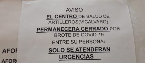 El centro de salud de Artilleros de Vic&aacute;lvaro cierra por un brote en el personal