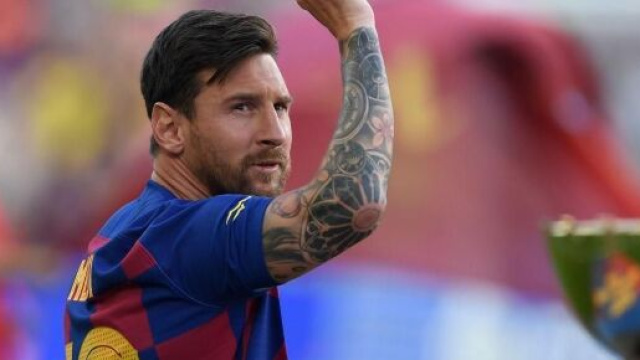 Leo Messi, punta del Barcellona.