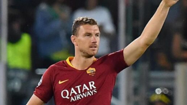 Edin Dzeko, punta bosniaca della Roma.