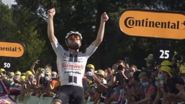 Marc Hirschi, vincitore della dodicesima tappa del Tour de France