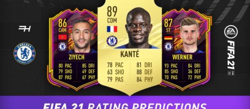 Jogadores com cartas mais altas no 'FIFA 21'. (Arquivo Blasting News)