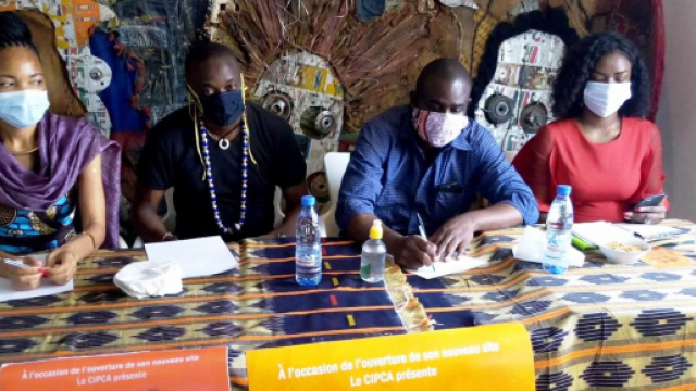 Conf&eacute;rence de presse de pr&eacute;sentation de "Cha&icirc;nes et Rituels III" au CIPCA (c) CIPCALAB