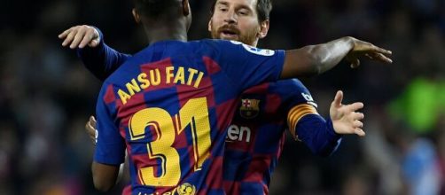 O pr&oacute;ximo herdeiro? Ansu Fati &eacute; um dos grandes nomes da base do Barcelona. (Arquivo Blasting News)