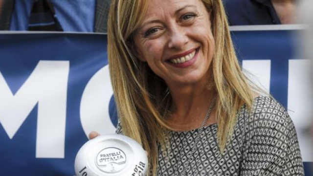 Giorgia Meloni contro Chiara Ferragni e Fedez - foto di rainews.it.