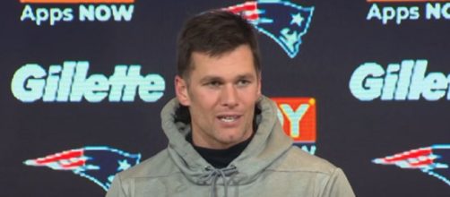 Brady completed 23 of 36 passes for 239 yards and two TDs for Bucs. [Image Source: New England Patriots/YouTube]