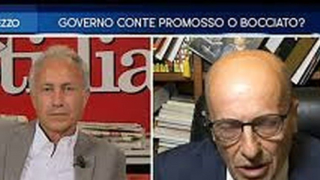 Botta e risposta tra Sallusti e Travaglio a Otto e mezzo.