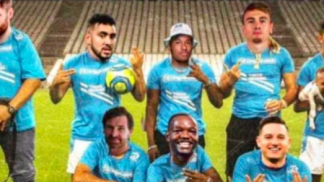 Les supporters de l'OM en feu apr&egrave;s la victoire des marseillais contre le PSG - photo capture d'&eacute;cran compte Twitter Dimitri Payet