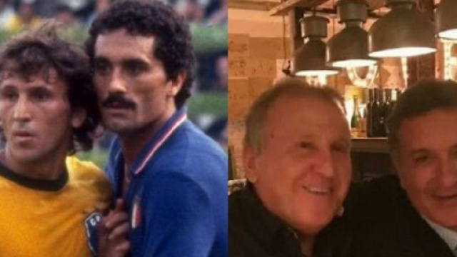 Zico e Gentile, avversari sul campo quasi 40 anni fa e grandi amici oggi.