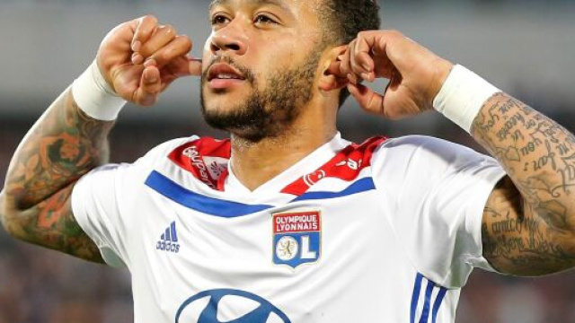 Memphis Depay, obiettivo del Milan.