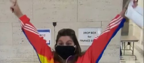 Donald Trump and Joe Biden both campaign in Minnesota as early voting begins. [Image source/CBS Evening News YouTube video]