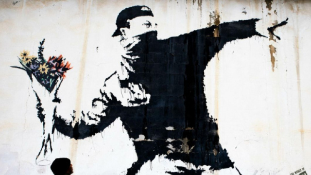 Il graffite del quale Bansky ha perso i diritti d'autore.