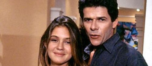 Adriana Esteves e Jos&eacute; Mayer estiveram no elenco de 'Meu Bem, Meu Mal' (1990). (Reprodu&ccedil;&atilde;o/TV Globo)