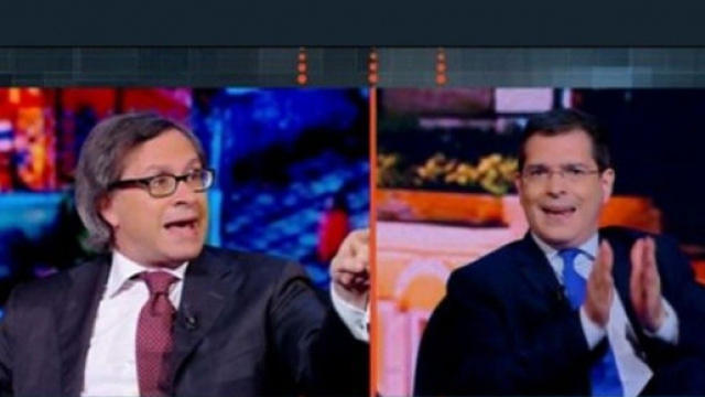 Quarta Repubblica: scontro tra Pedull&agrave;, Capezzone e Sgarbi.