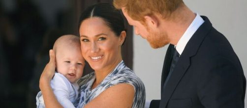 First U.S. TV appearance of Meghan Markle and Prince Harry. [Image source/Access YouTube video]