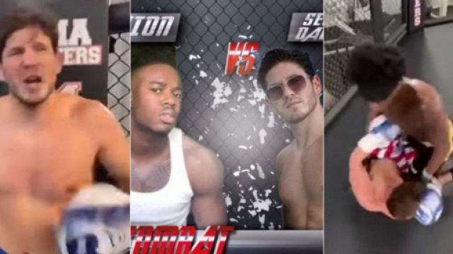 Sebydaddy (10 Couples Parfaits 4) gravement bless&eacute; et humili&eacute; apr&egrave;s un combat "octogone" avec un pr&eacute;tendant de L&eacute;a Mary.