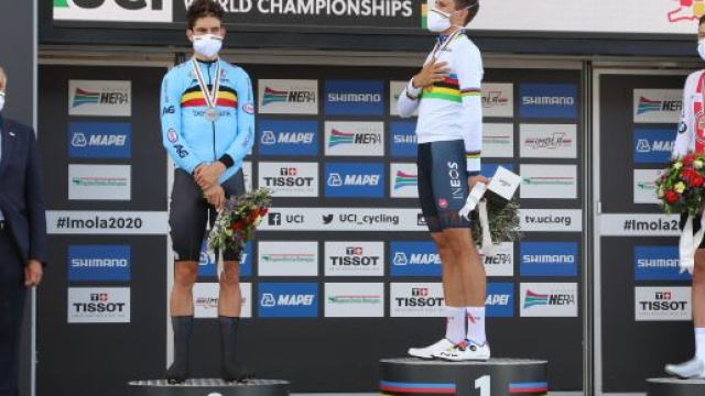 Ganna storico oro nella cronometro mondiale.