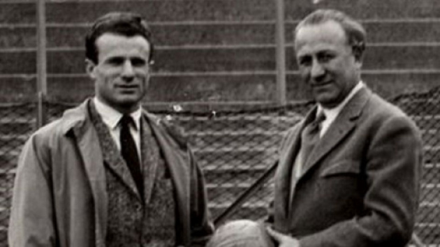 Valentino Mazzola ed Ernő Erbstein nella seconda met&agrave; degli anni '40.