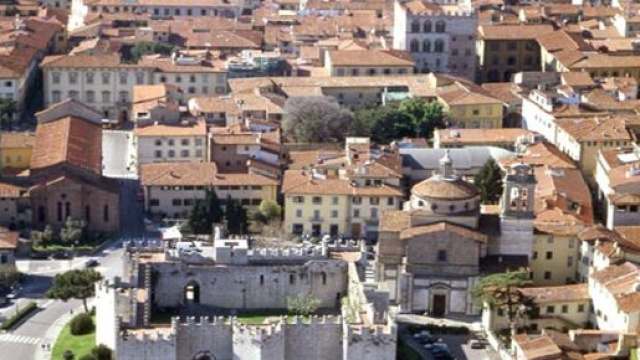 Centro storico di Prato, capoluogo dell'omonima provincia Toscana.