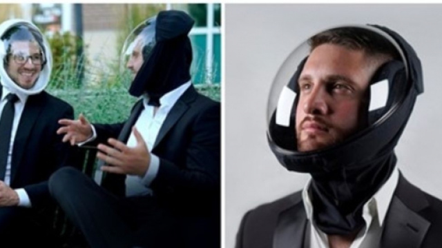 Un nouveau casque pourrait remplacer les masques en tissus - Photo catpure d'&eacute;cran Facebook