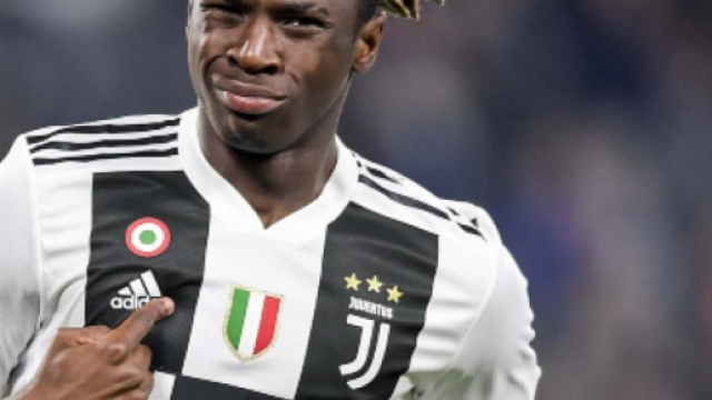 Moise Kean, punta della Juventus.