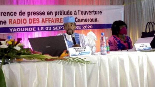 Conf&eacute;rence de presse de lancement de la radio Mekit fm (99.5 MGHZ) &agrave; Yaound&eacute; (c) Odile Pahai